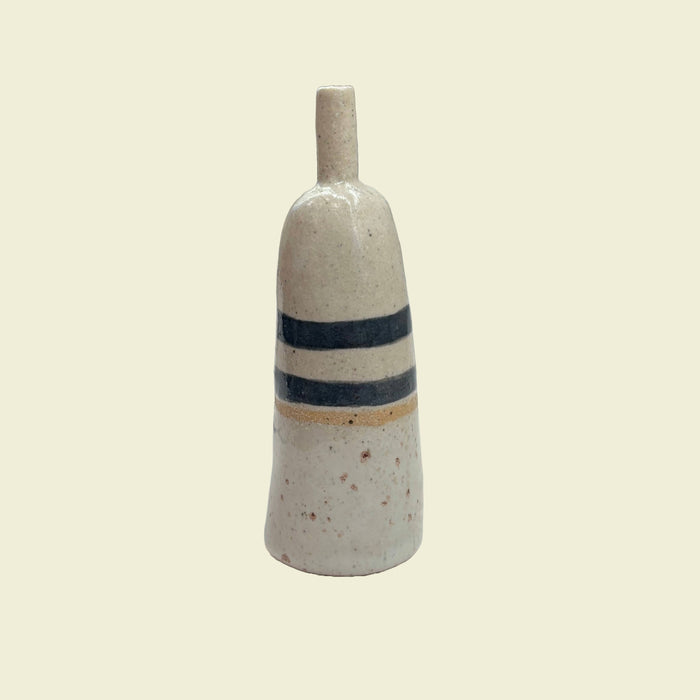 Bottle Bud Vase Double Horizontal Stripe | Jode Pankhurst | Kentish Town Stores