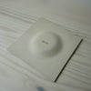 makers mark on bottom of Minimal dimple platter handmade by Brutes Ceramics. 