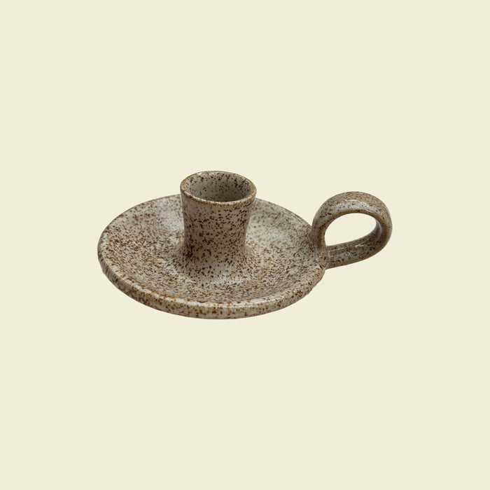 Candlestick Holder Speckled | Lily Pearmain | Kentish Town Stores