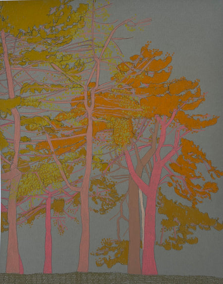 Clare Halifax | Hampstead Heath Study | Original Drawing | Kentish Town Stores