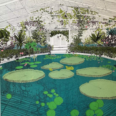 Clare Halifax | Waterlily House & Home | Original Screenprint | Kentish Town Stores