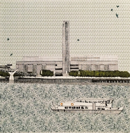Clare Halifax Screenprint Kentish Town Stores
