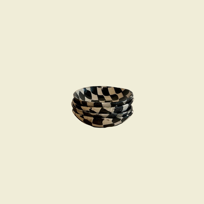 Black & White Nerikomi Trinket Dish | Fern Taylor | Kentish Town Stores