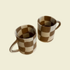 Checkerboard Nerikomi Ceramic Mug | Fern Taylor | Kentish Town Stores