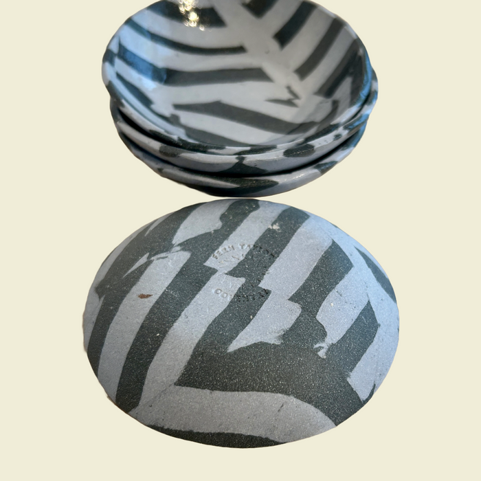 Base of Nerikomi Trinket Dish by Potter Fern Taylor | Kentish Town Stores