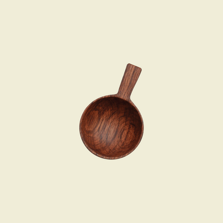 Flour Scoop in Dark Walnut | Selwyn House | Kentish Town Stores