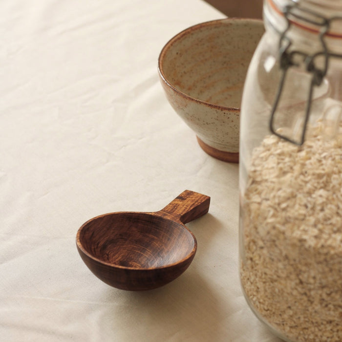 Flour Scoop in Dark Walnut | Selwyn House | Kentish Town Stores