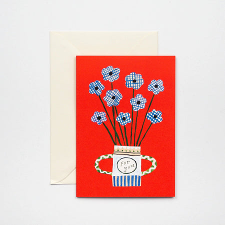 For You Flowers Greetings Card | Hadley Paper Goods | Kentish Town Stores 