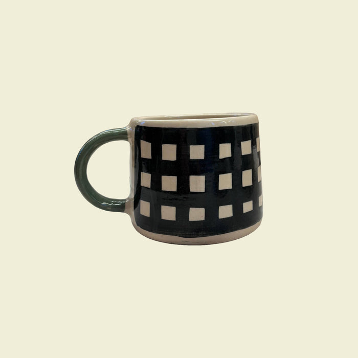 Gingham Mug Green | Beci Callow | Kentish Town Stores