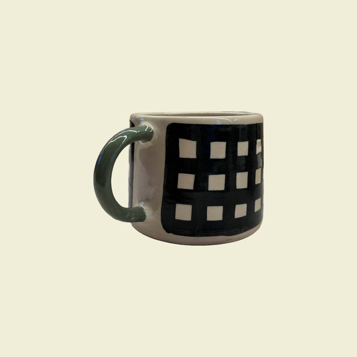 Gingham Mug Green | Beci Callow | Kentish Town Stores