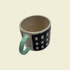 Gingham Mug Mint Green | Beci Callow | Kentish Town Stores