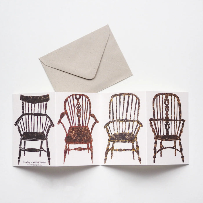 Chairs Concertina Card