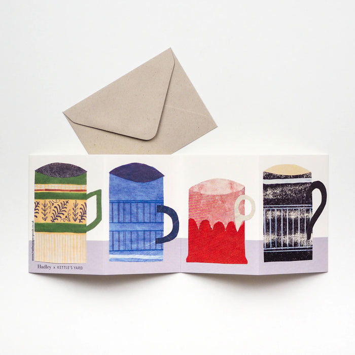 Mugs Concertina Card