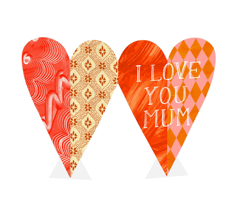 I Love You Mum Heart | Hadley Paper Goods | Kentish Town Stores