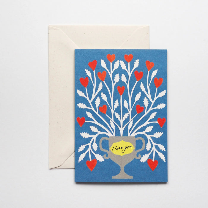 I Love You Vase Greetings Card | Hadley Paper Goods | Kentish Town Stores 