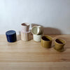 Mae Ceramics Butter Bells on a table. 