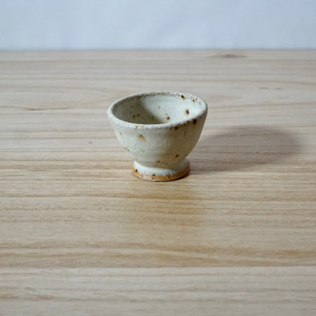 Mae Ceramics Handmade Egg Cup in Chalk 