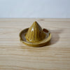 Honey coloured Lemon Squeezer handmade by Mae Ceramics. 