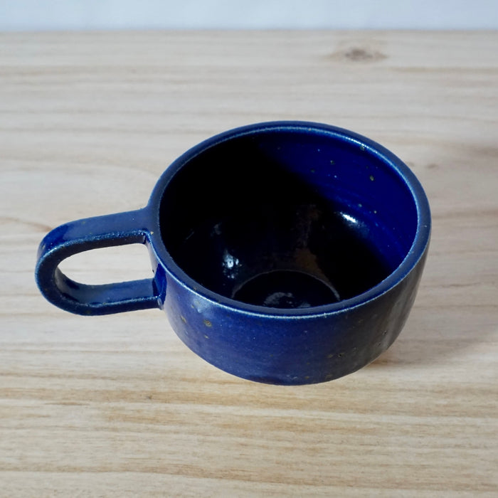 Mae Ceramics Ridge Cup in Cobalt