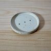 Mae Ceramics handmade soap dish in chalk