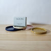 Mae Ceramics handmade soap dish with an Evermore London Moon Soap. 