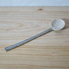 long handmade spoon with line detail by Mae Ceramics