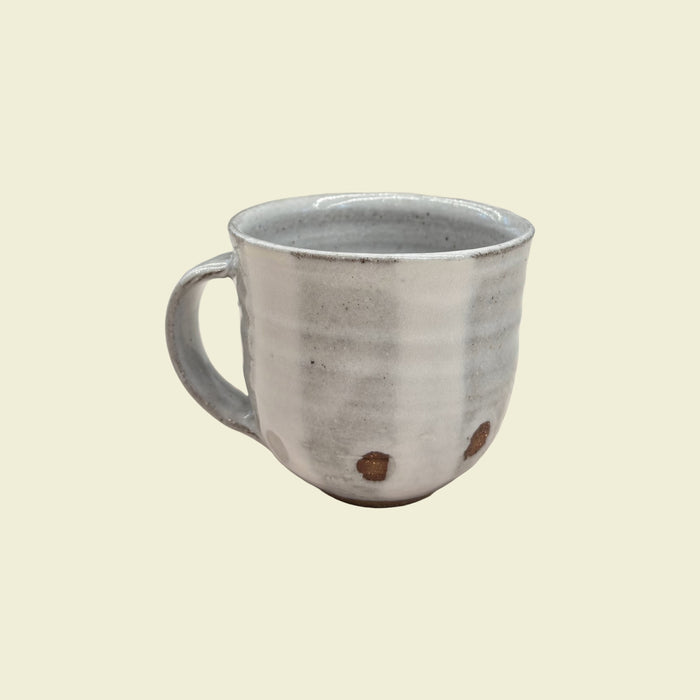 Lily's Mug White Tin with White Slip Glaze | Lily Pearmain | Kentish Town Stores 