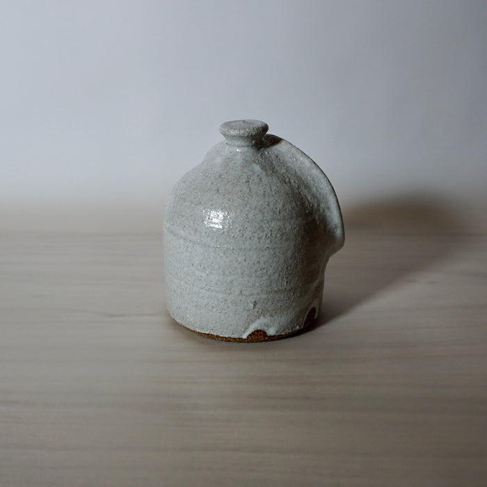 Back of White Salt Pig | Lily Pearmain Ceramics | Kentish Town Stores