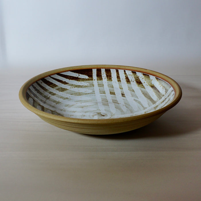 Handmade Pasta Bowl on table | Lily Pearmain Ceramics | Kentish Town Stores