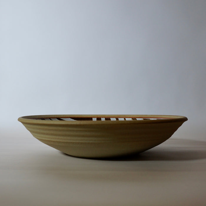 Side view Handmade Pasta Bowl | Lily Pearmain Ceramics | Kentish Town Stores