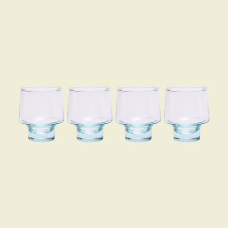 Low Wine Glass Set of four | Atlas Works | Kentish Town Stores