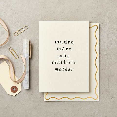 Madre Mother’s Day Card