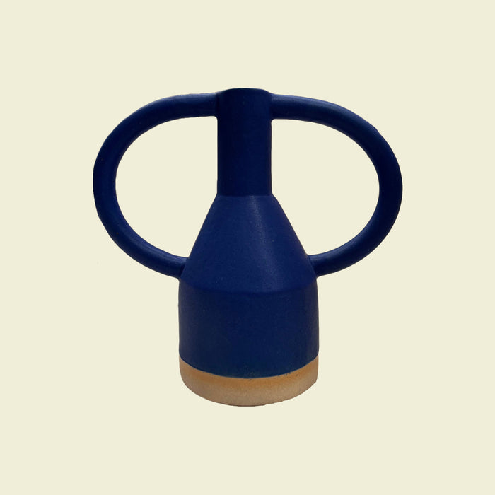 Midi Jug Eared Vase Blue | Sophie Alda | Kentish Town Stores