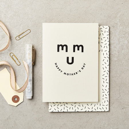 Mother's Day Smiley Face | Mother's Day Card | Katie Leamon | Kentish Town Stores