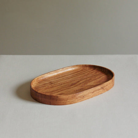 Oval Tray in English Oak | Selwyn House | Kentish Town Stores