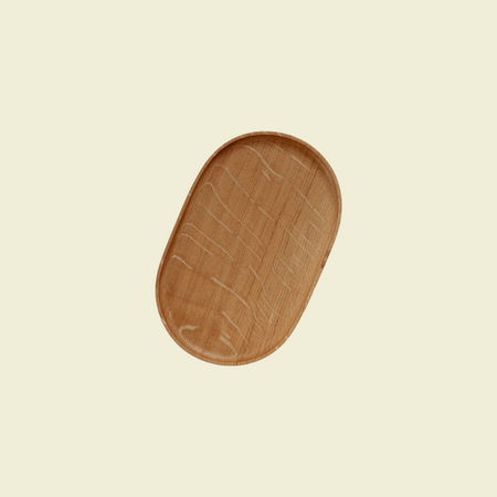 Oval Tray in English Oak | Selwyn House | Kentish Town Stores