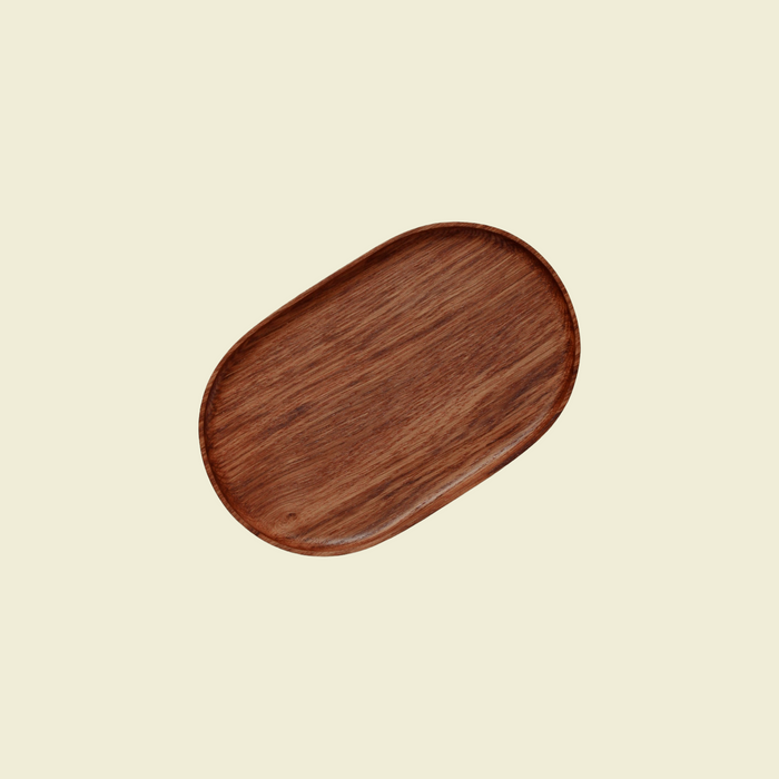 Oval Tray in Fumed Oak | Selwyn House | Kentish Town Stores
