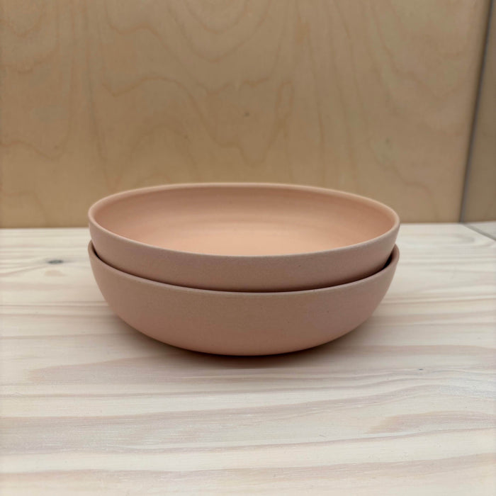 Feldspar Pink Pasta bowl handmade by Dor & Tan