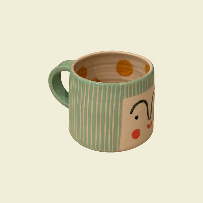 Seconds Person Mug | Mint Green | Beci Callow | Kentish Town Stores 