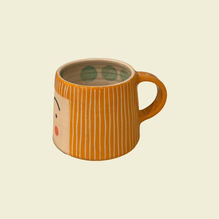 Seconds Person Mug | Mustard | Beci Callow | Kentish Town Stores 